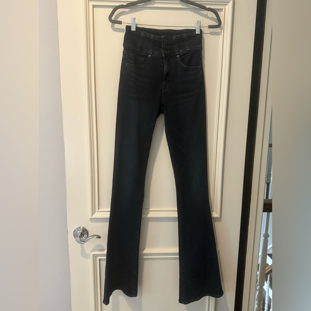 Veronica Beard High-Rise Beverly Skinny Flare Indigo Jeans in Size 25